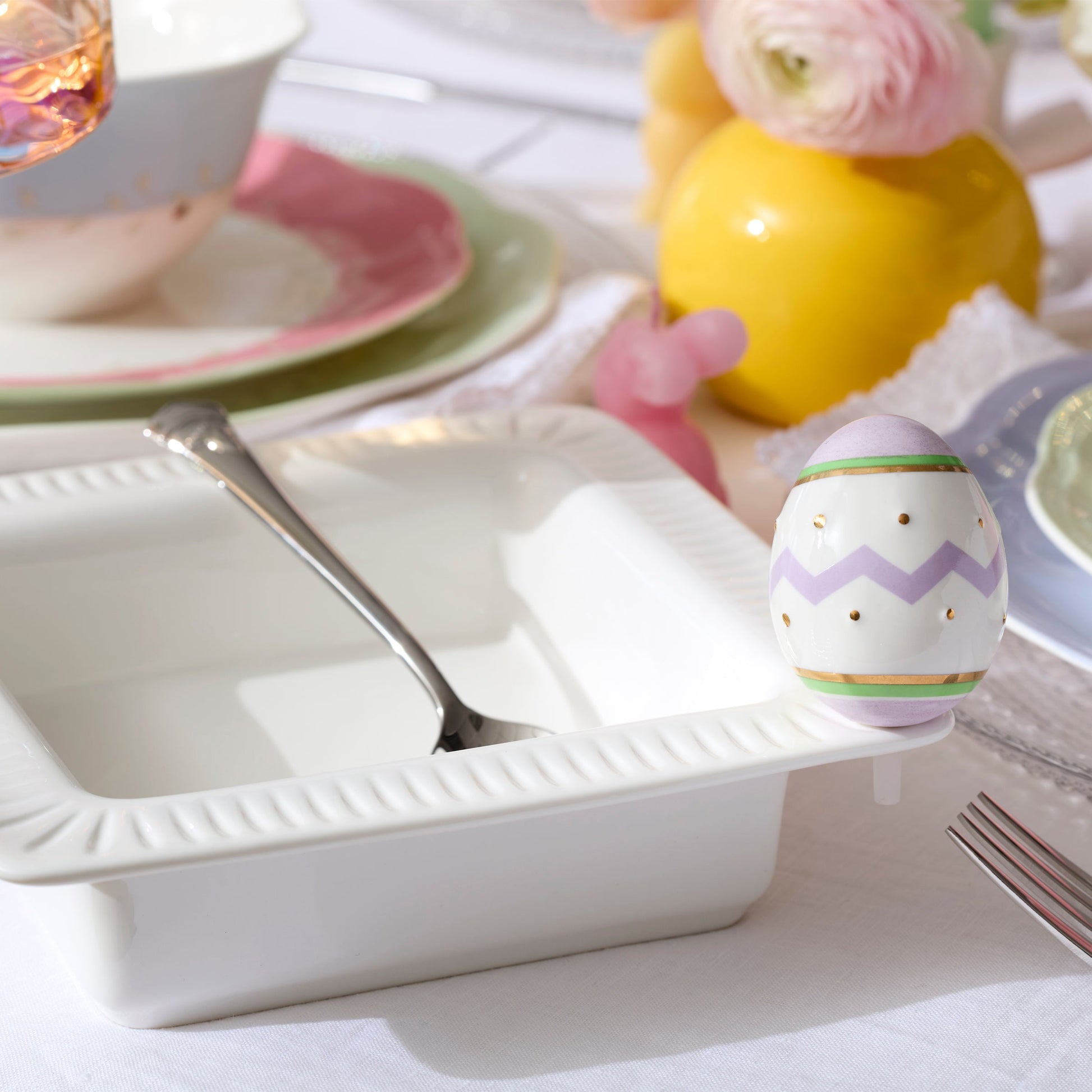 Profile Poppers Square Bowl & Easter Egg Set