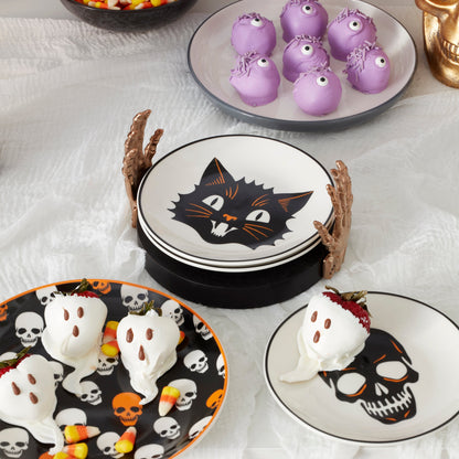Vintro Halloween Tidbit Plates, Set of 4