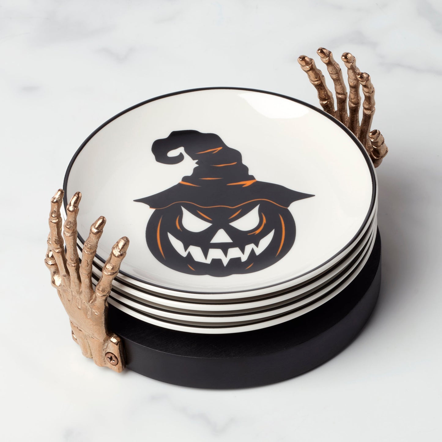 Vintro Halloween Tidbit Plates, Set of 4