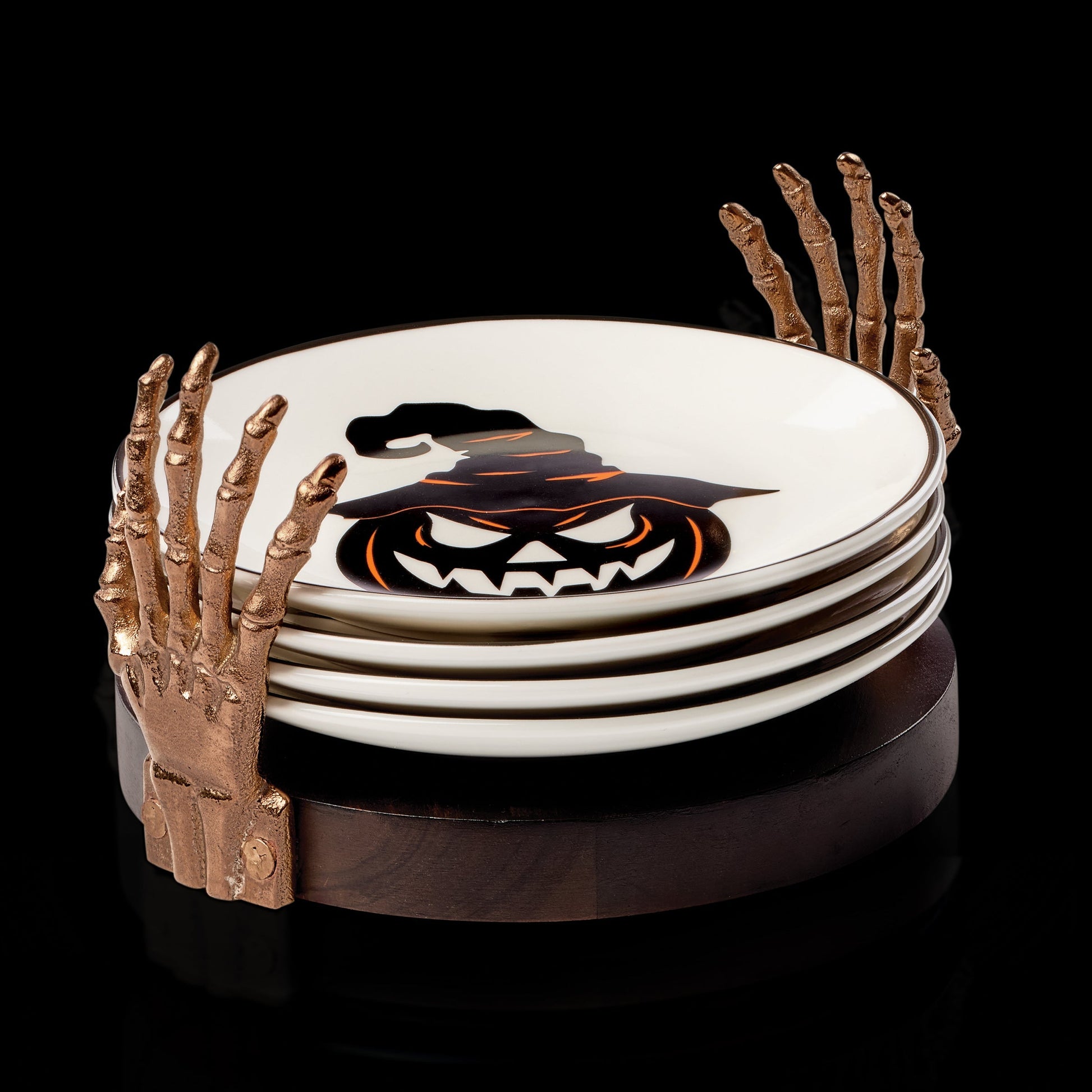 Vintro Halloween Tidbit Plates, Set of 4