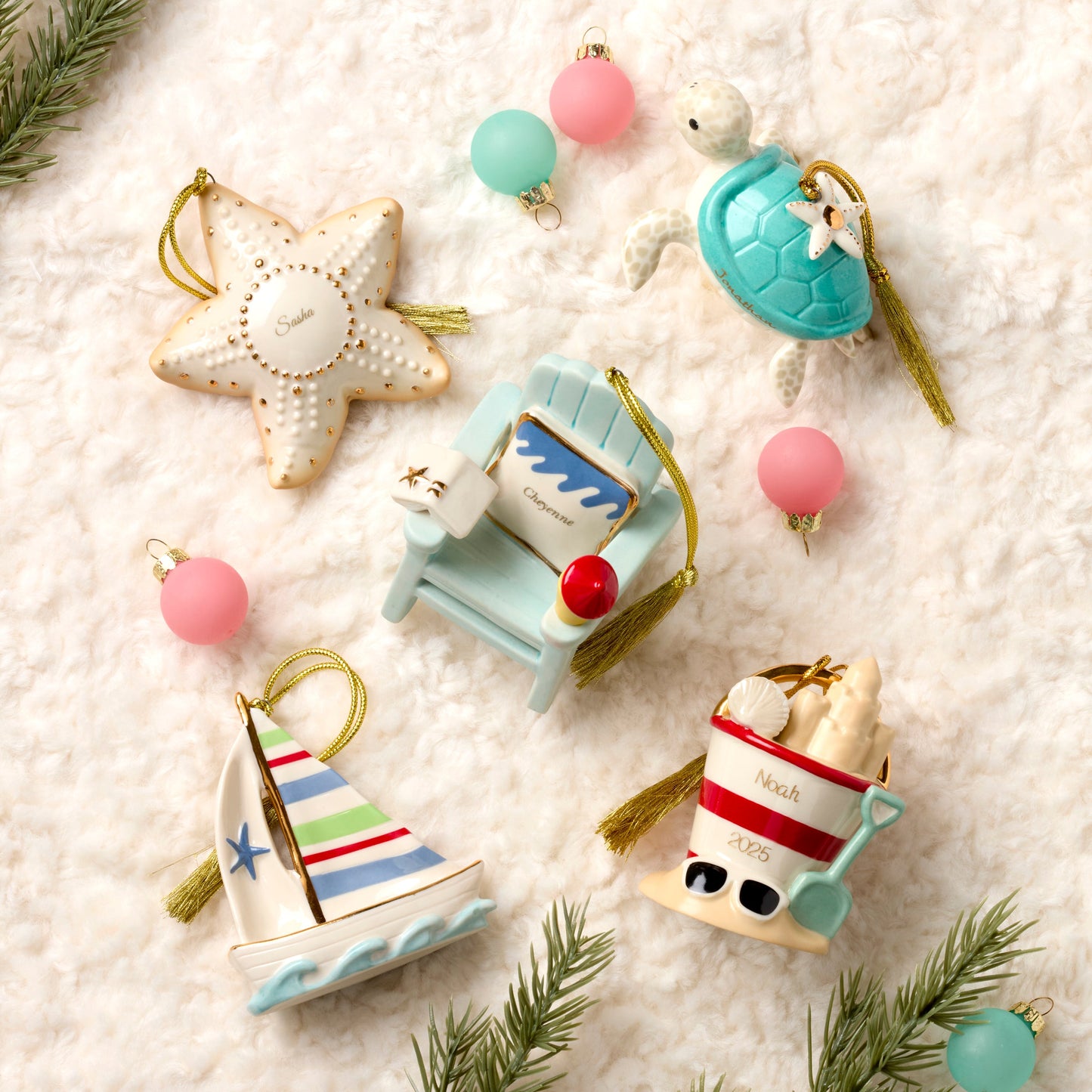 Personalized Starfish Ornament