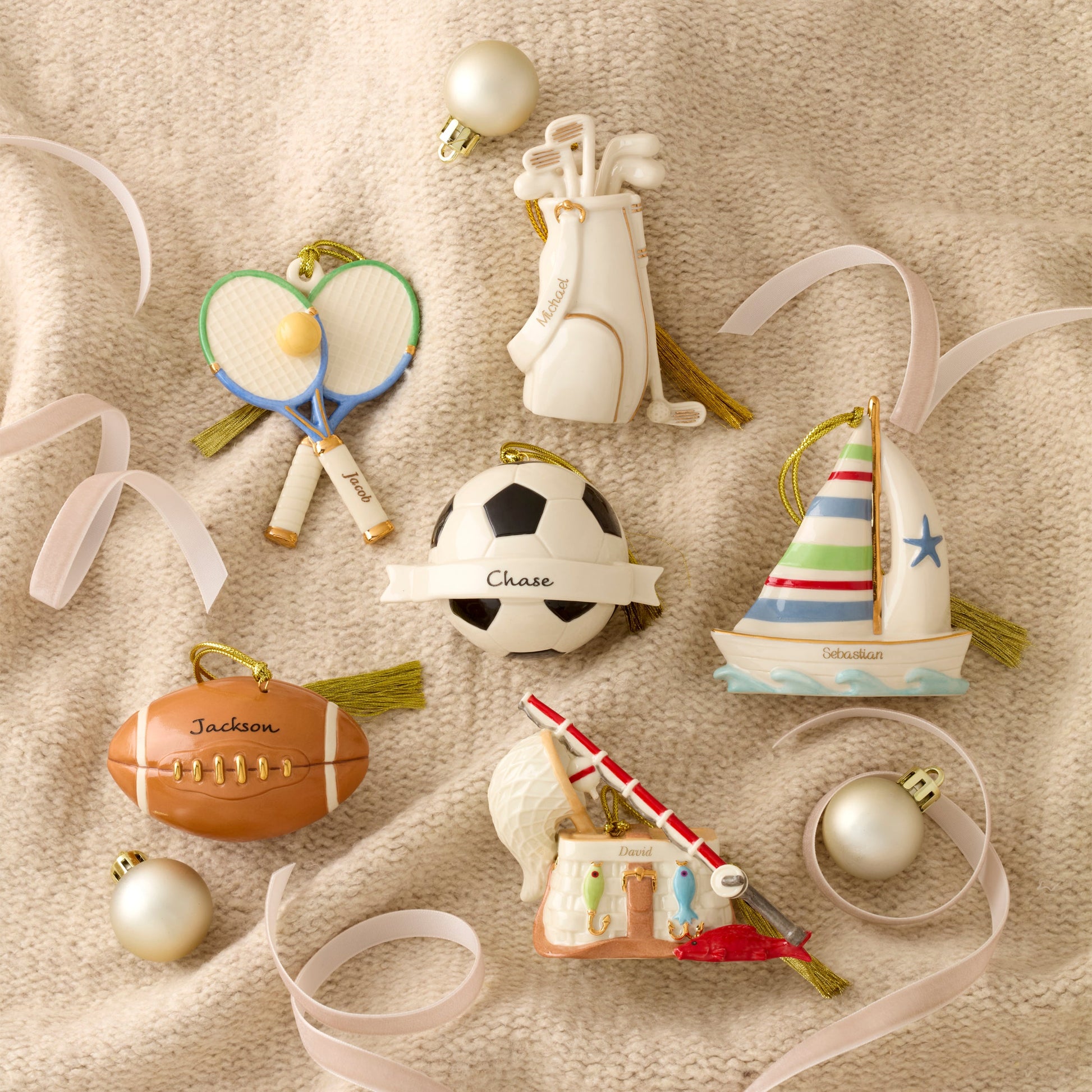 Personalized Gone Fishing Ornament