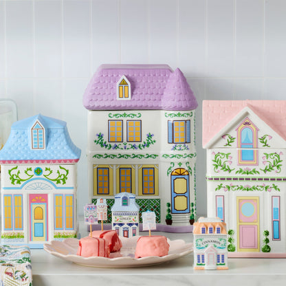 Lenox Spice Village House Canisters, Set of 3