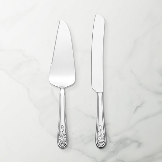Holiday 2-Piece Dessert Set