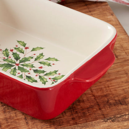 Holiday Rectangular Mini Baking Dish