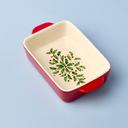 Holiday Rectangular Mini Baking Dish