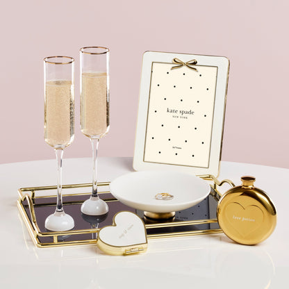 Make It Pop Navy Glass Vanity Tray