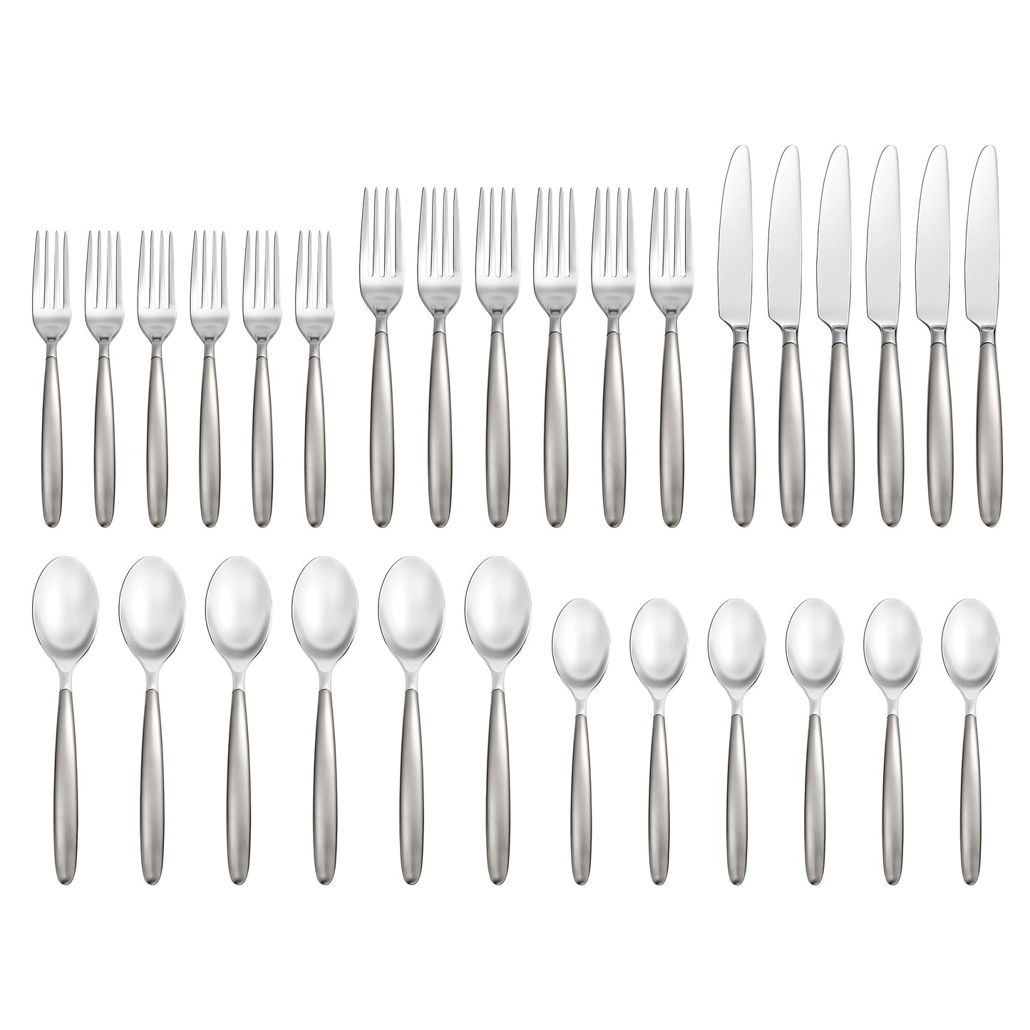 Tidal Frosted 30-Piece Flatware Set