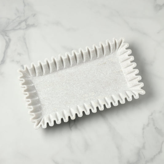 Waterloo Wavy Marble Platter
