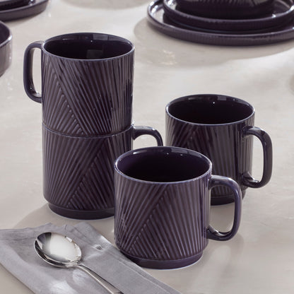 Modulus Nightshade Mugs, Set of 4