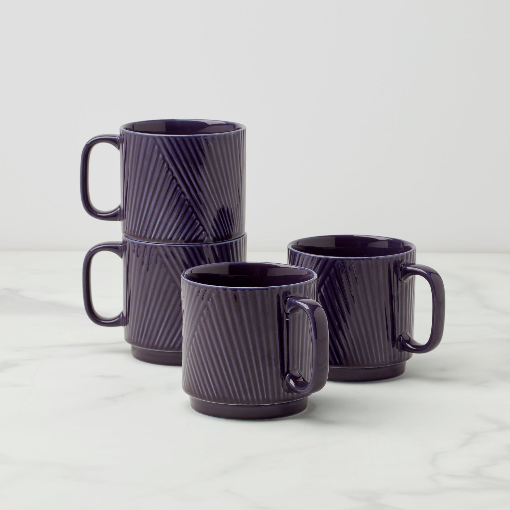 Modulus Nightshade Mugs, Set of 4