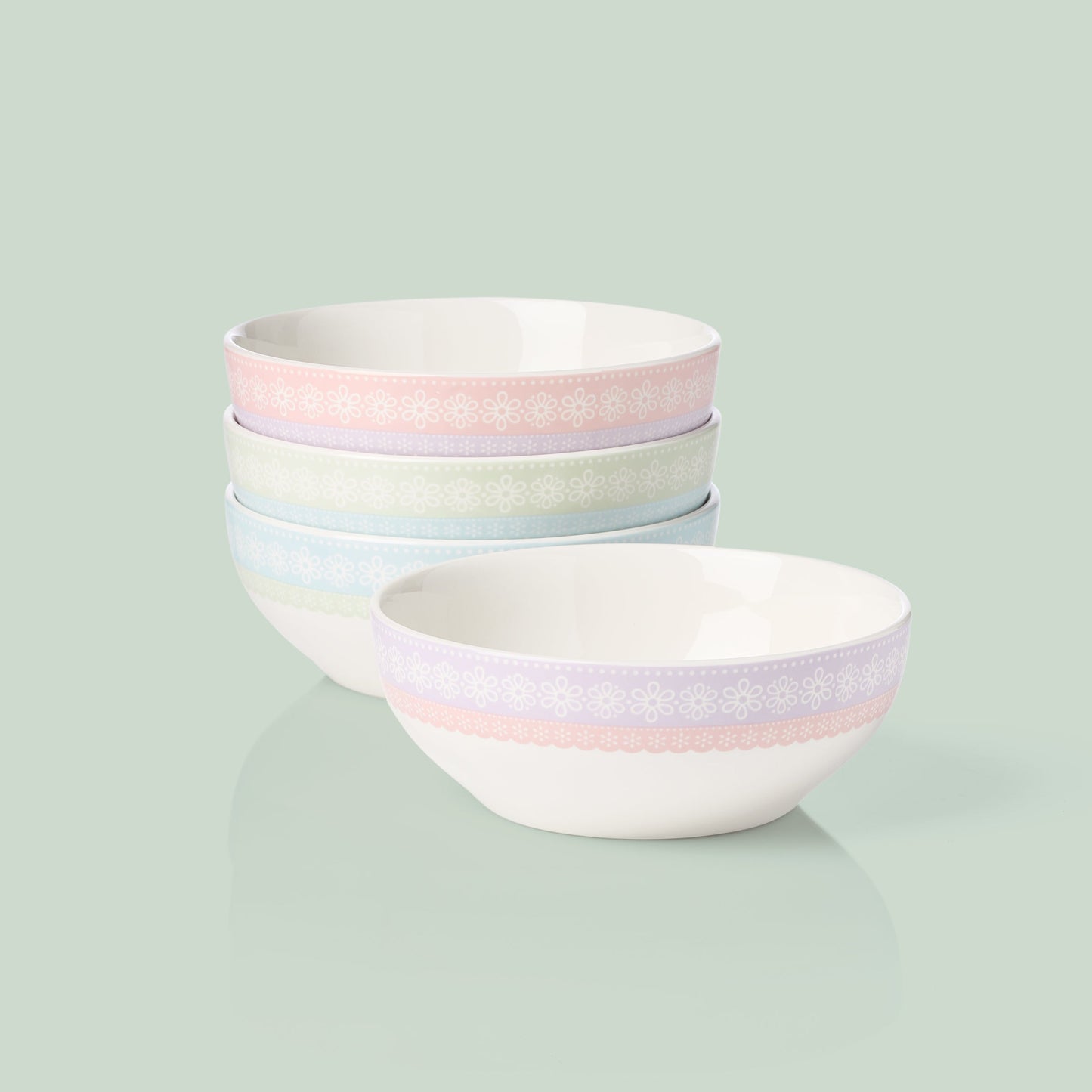 Bunny Hop All-Purpose Bowls, Set of 4