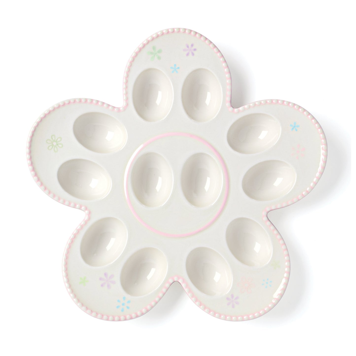 Bunny Hop Easter Egg Platter