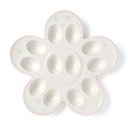 Bunny Hop Easter Egg Platter