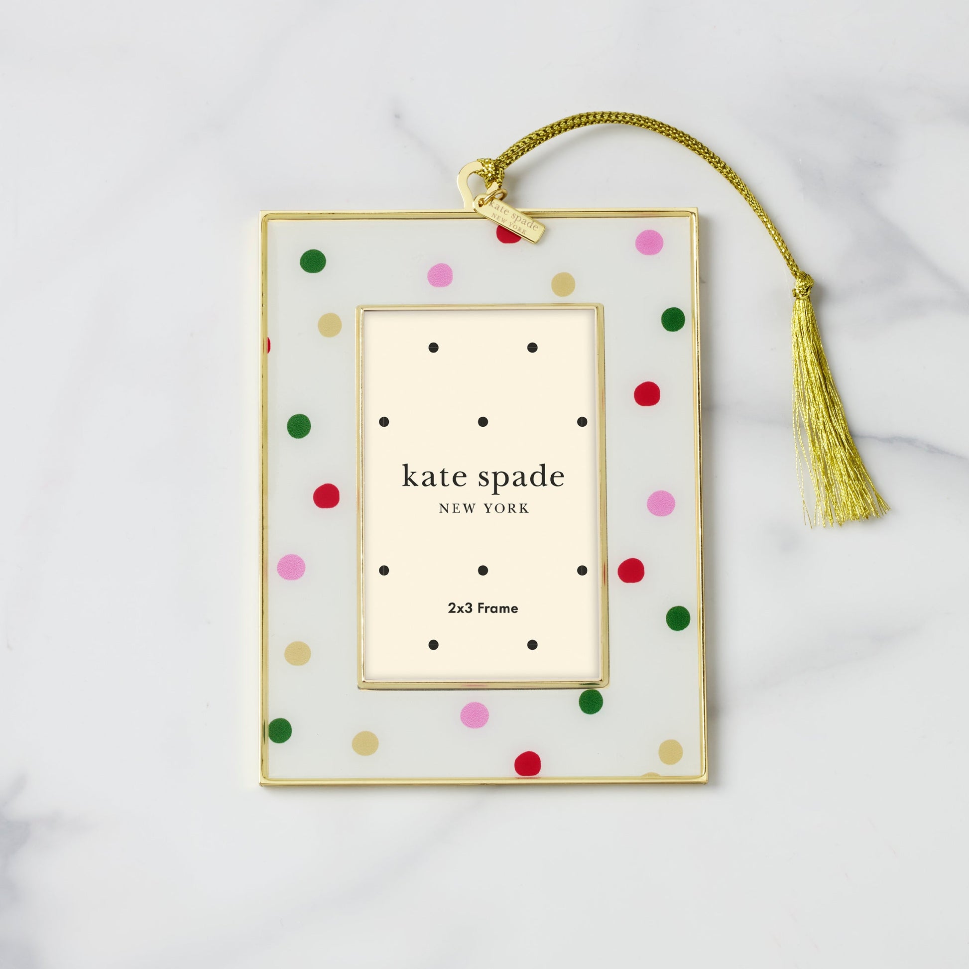 Be Jolly Dot Mini Photo Frame Ornament