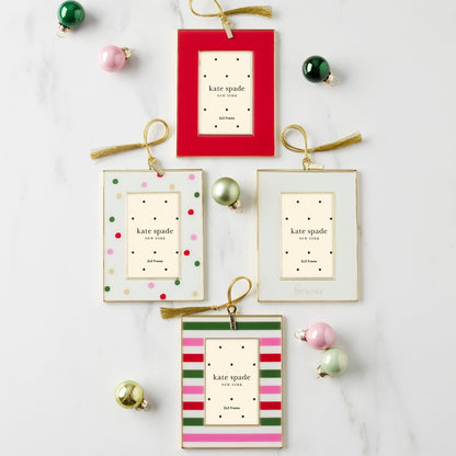 Be Jolly Red Mini Frame Ornament