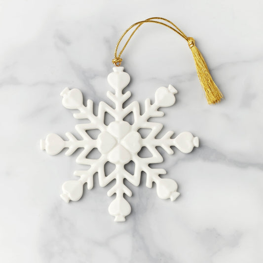 Be Jolly Snowflake Ornament