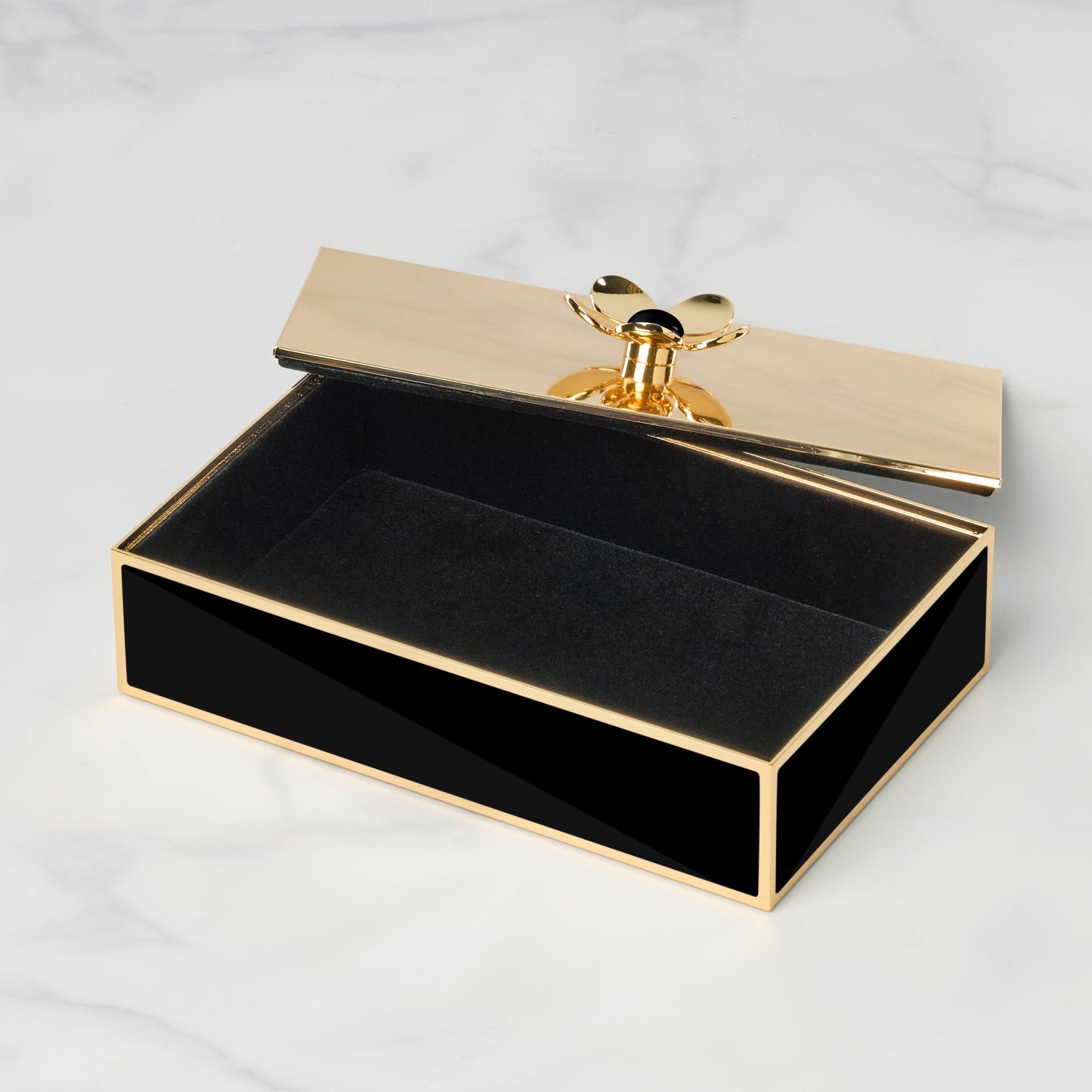 Make It Pop Black Large Floral Box