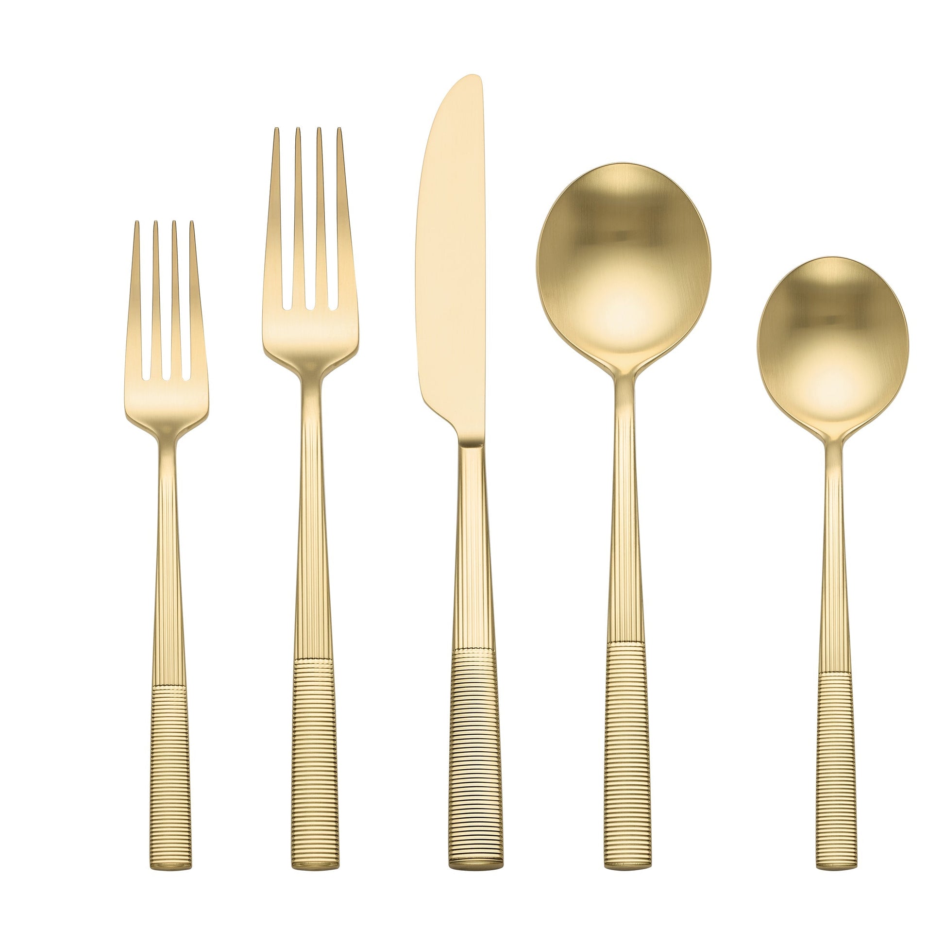 Modulus Champagne Satin 20-Piece Flatware Set