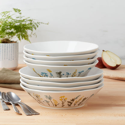 Wildflowers Dinner Bowls, Set of 4