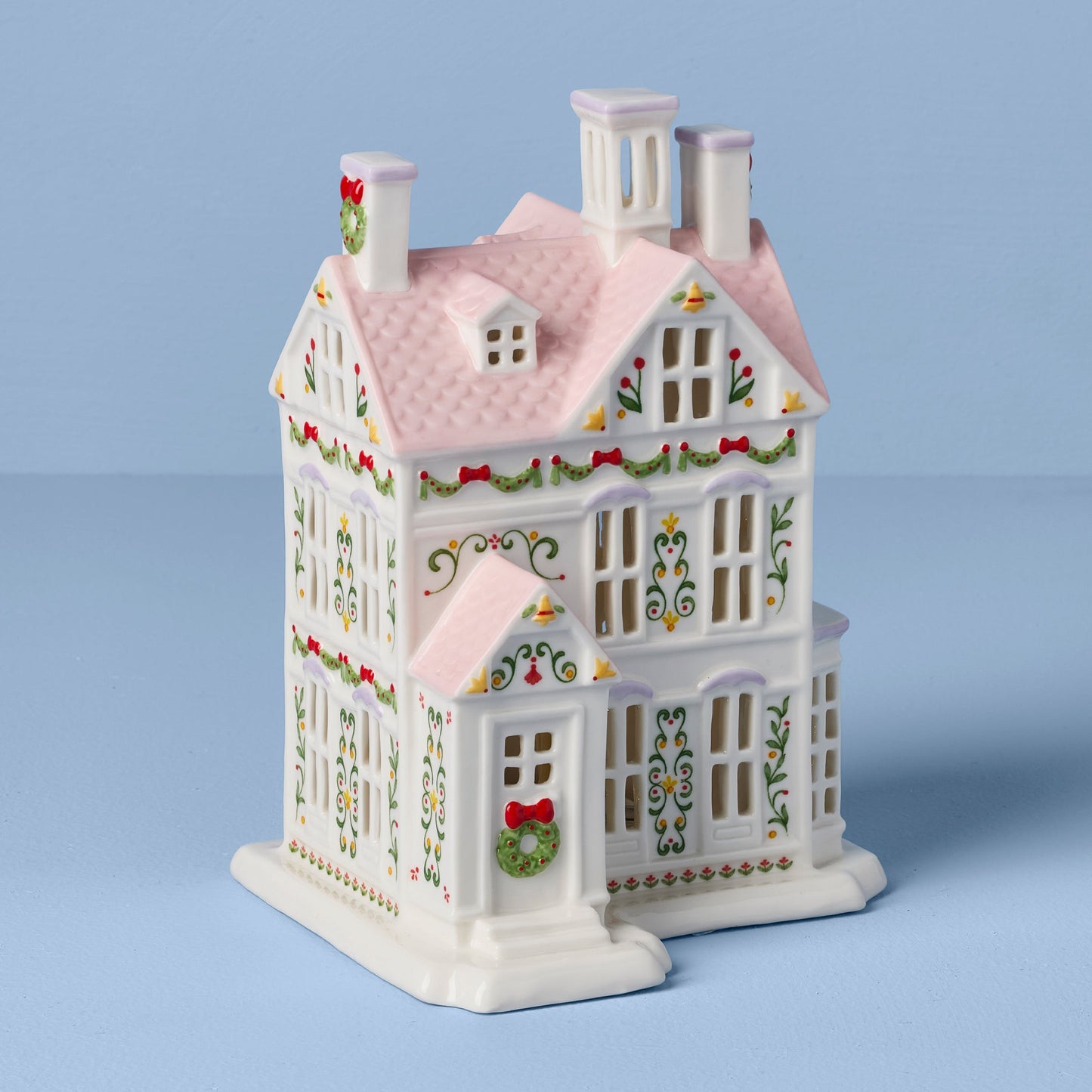 Lenox Holiday Village Lit Christmas House Figurine