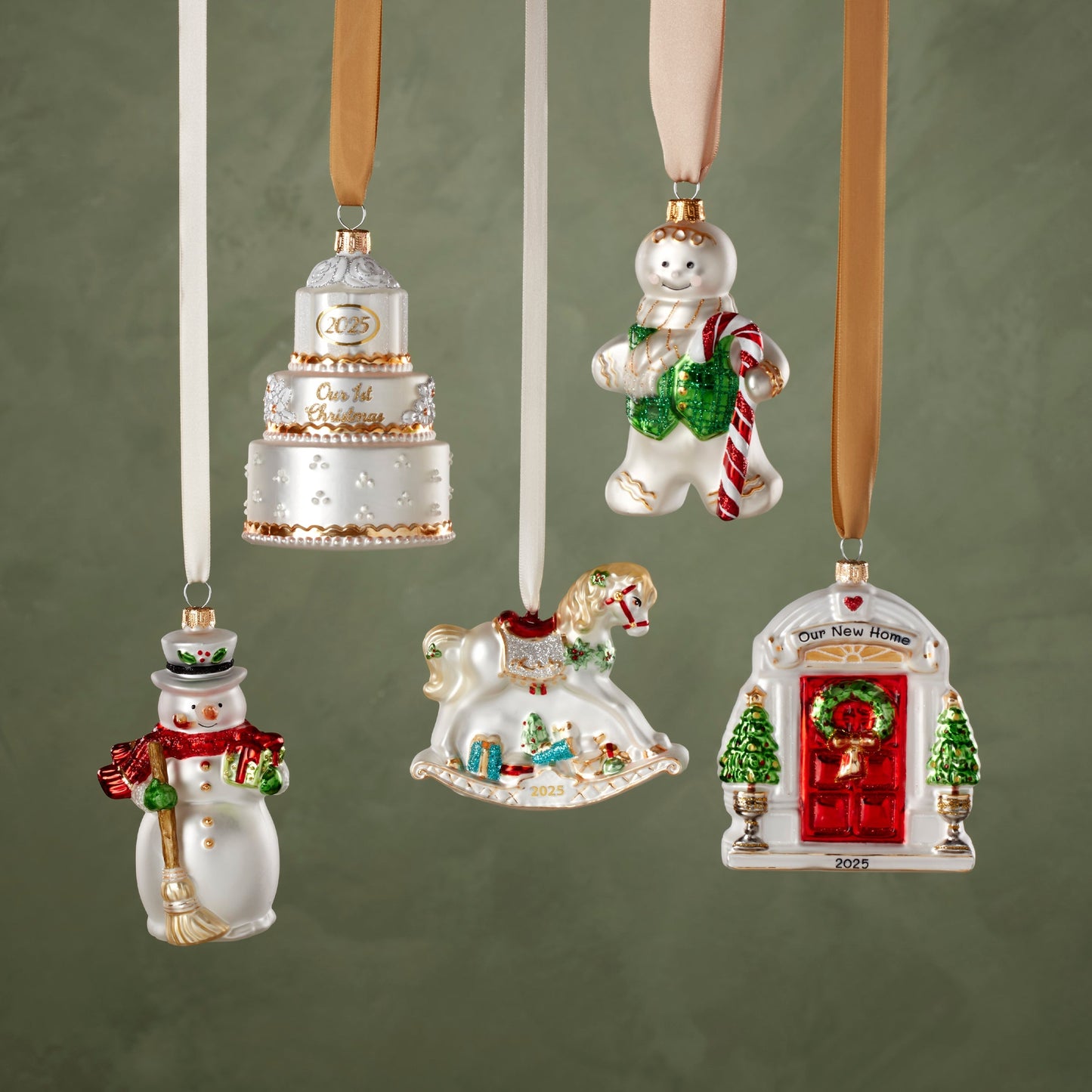 Blown Glass Gingerbread Ornament