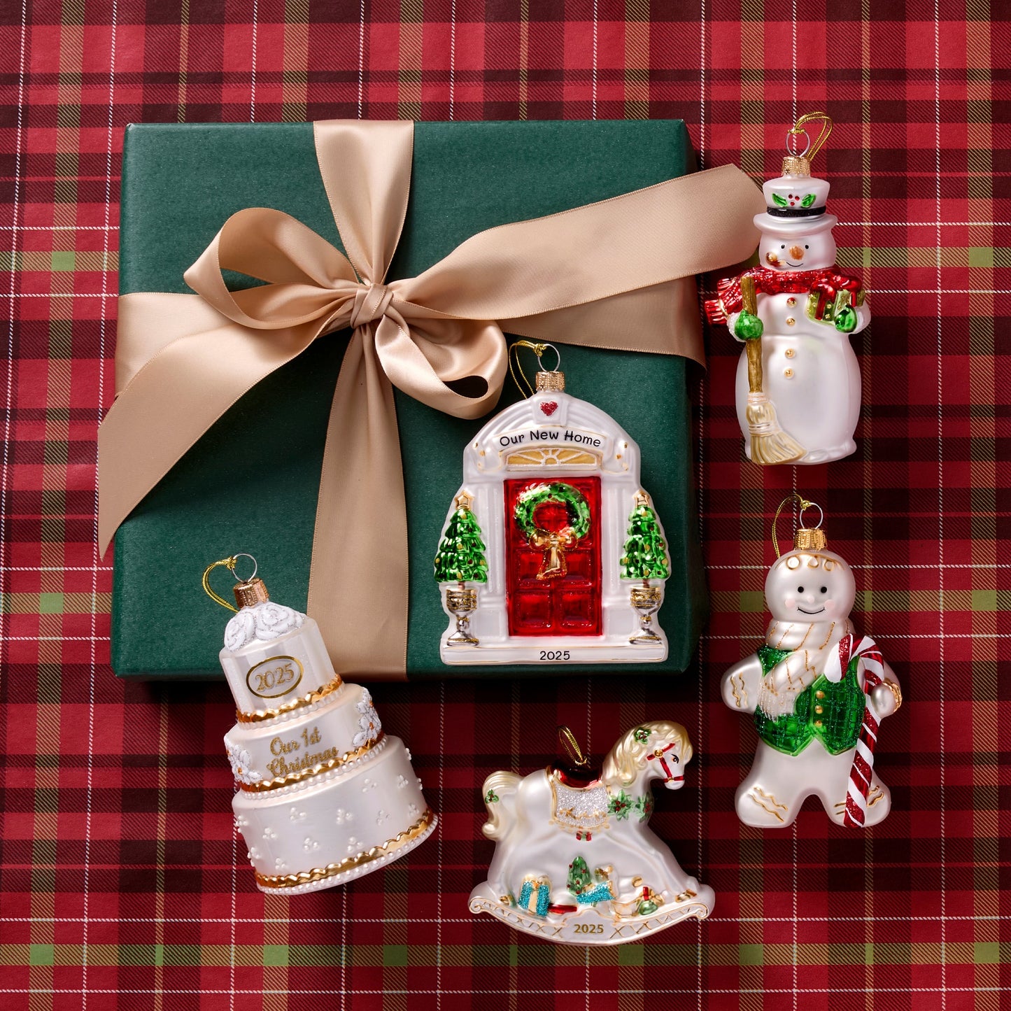 Blown Glass Gingerbread Ornament