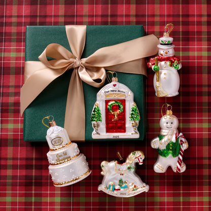 Blown Glass Gingerbread Ornament