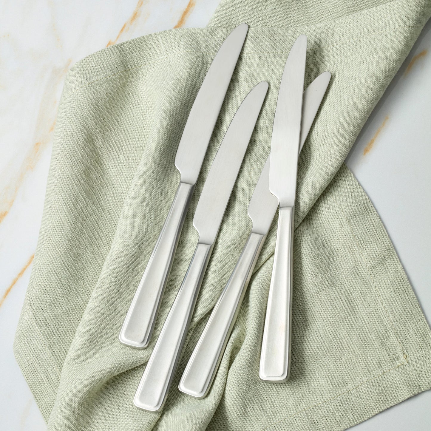 Reid Satin Dinner Knives,  Set of 4