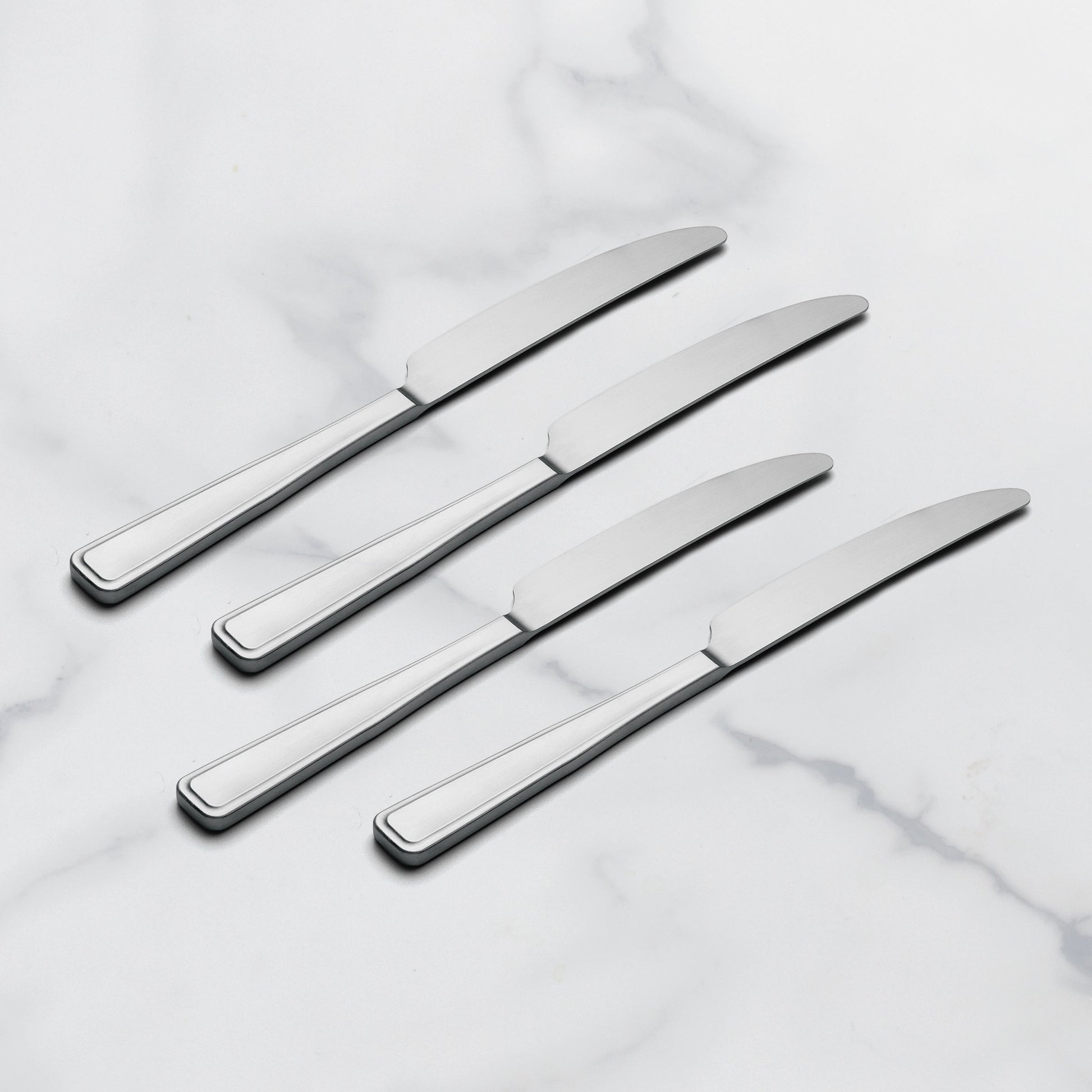 Reid Satin Dinner Knives,  Set of 4