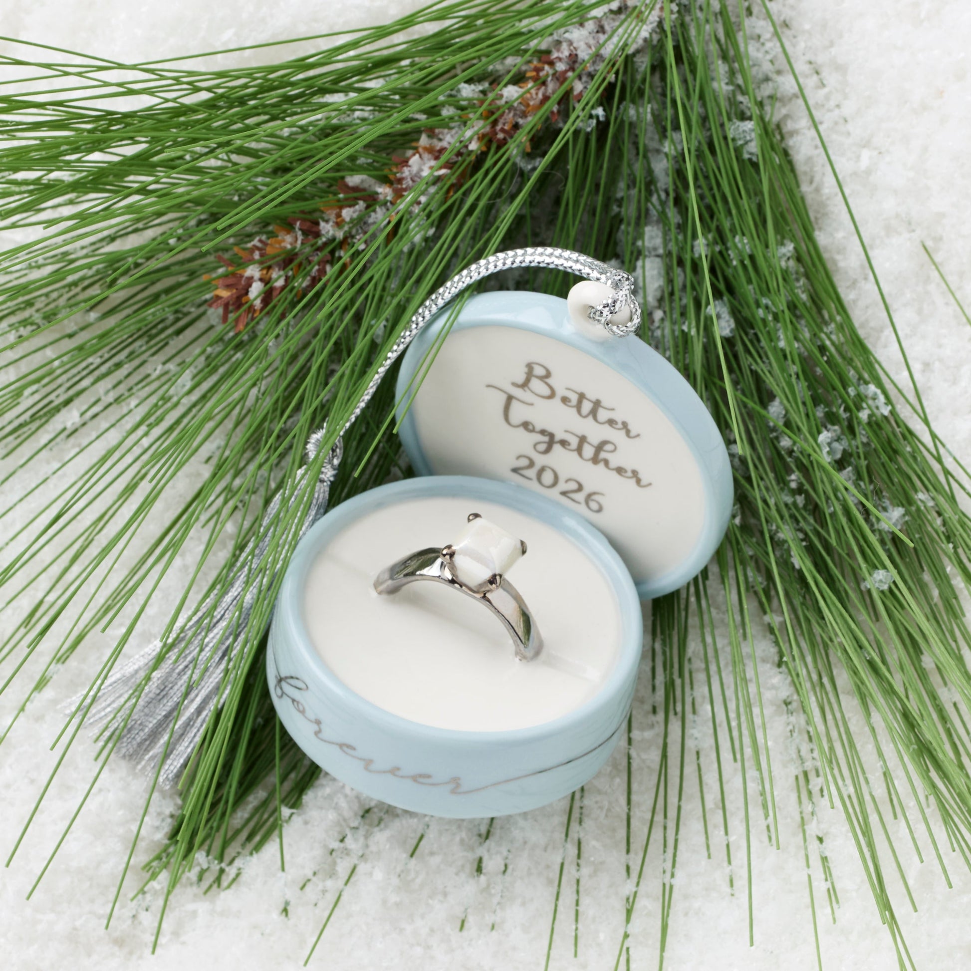2026 Together Forever Ring Box Ornament