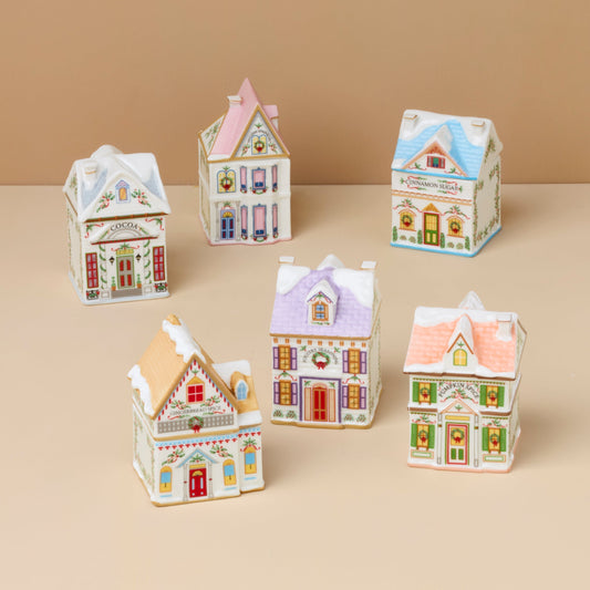 Lenox Spice Village 6-Piece Christmas Spice Jar Set
