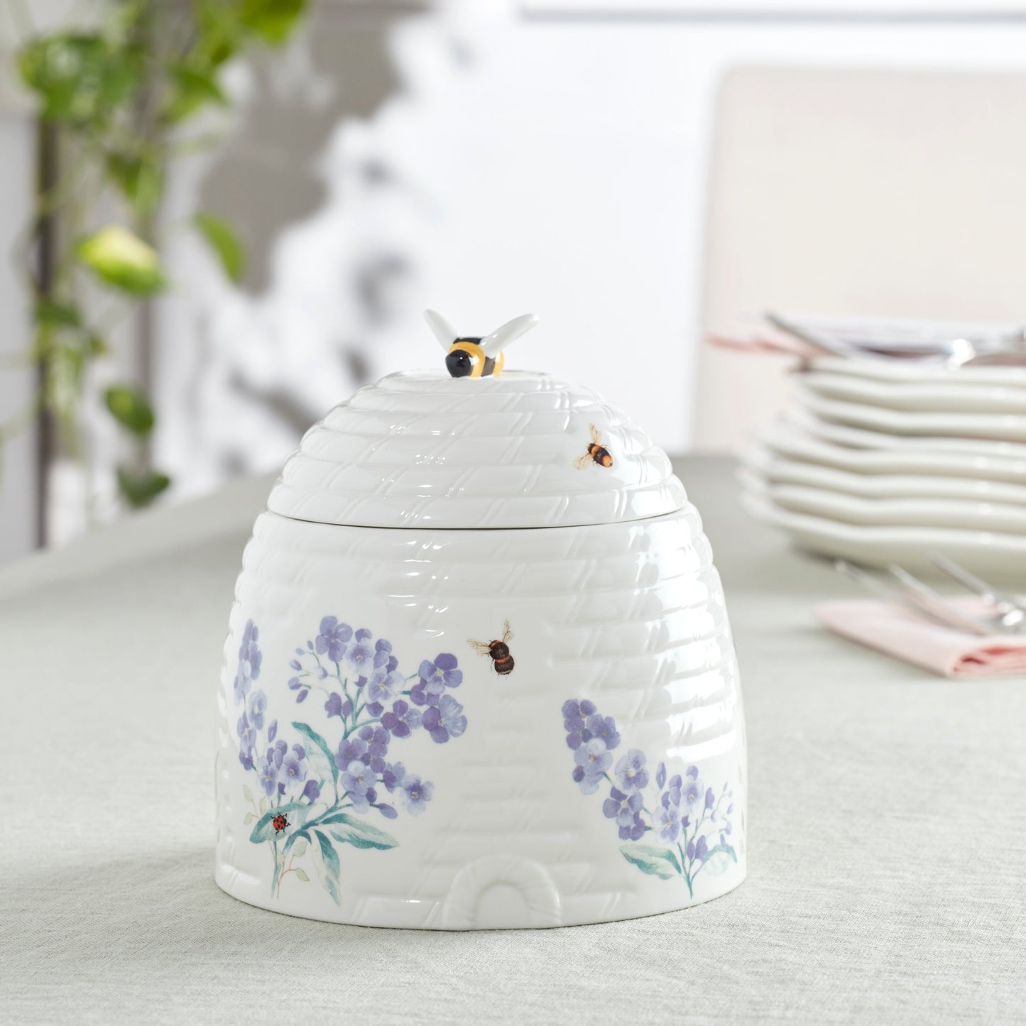 Butterfly Meadow Honeycomb Candy Jar