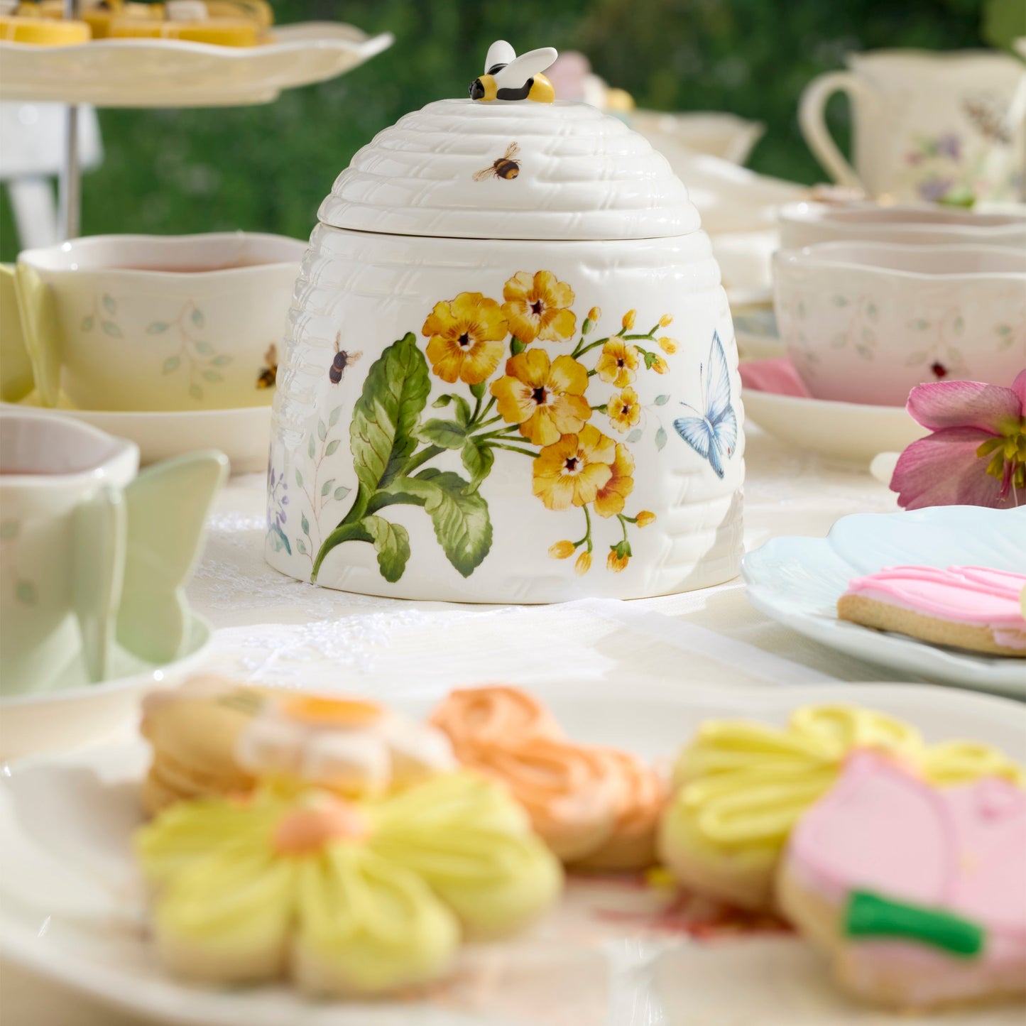 Butterfly Meadow Honeycomb Candy Jar