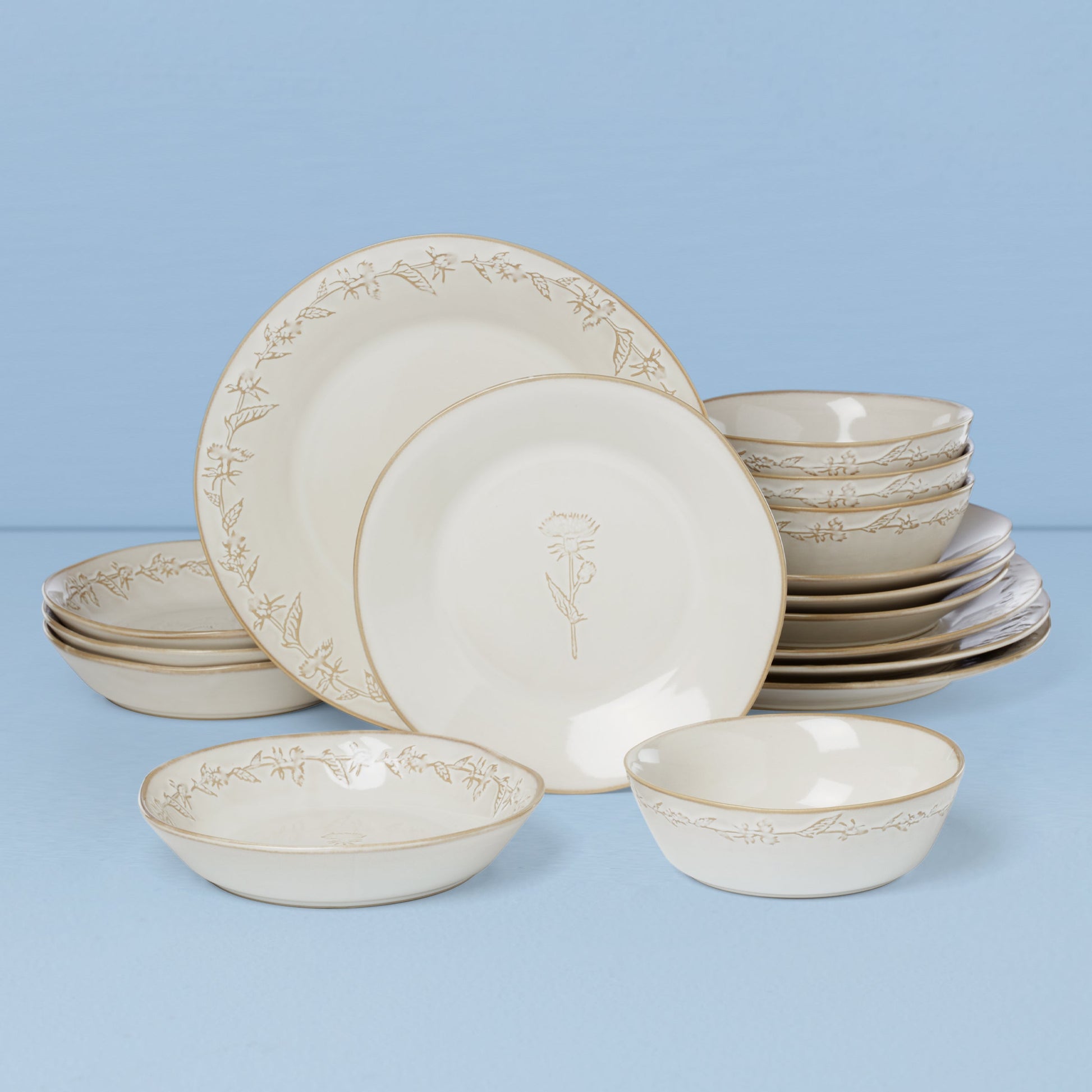 Homespun 16-Piece Dinnerware Set
