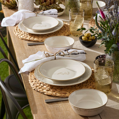 Homespun 12-Piece Dinnerware Set
