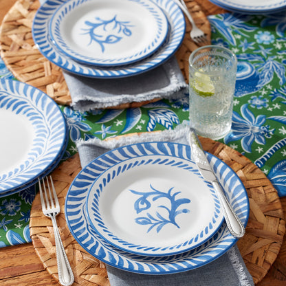 Solear Blue 12-Piece Dinnerware Set