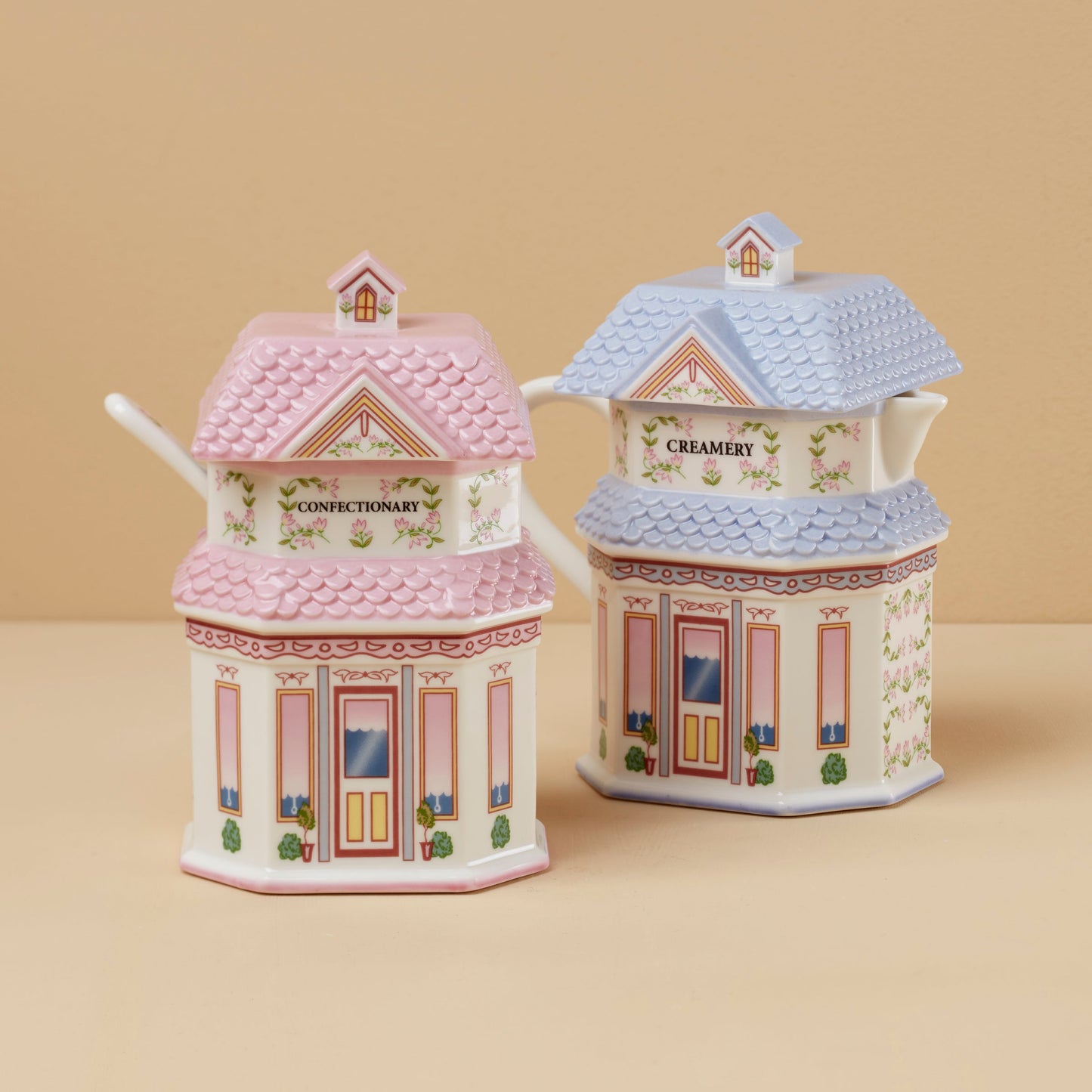 Lenox Spice Village Sugar & Creamer Set