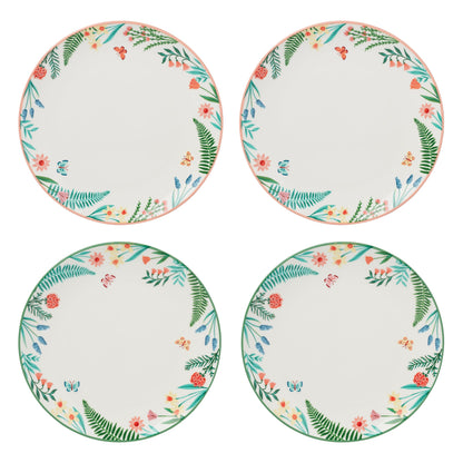 First Blooms Accent Plates, Set of 4