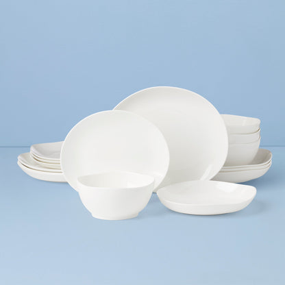 Studio 1414 Curve 16-Piece Dinnerware Set