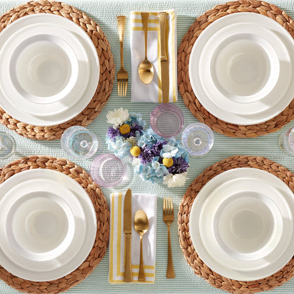 Portola Gold Satin 20-Piece Flatware Set