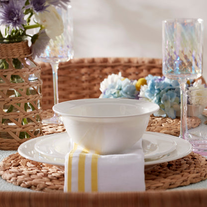 Studio 1414 Rimmed 12-Piece Dinnerware Set