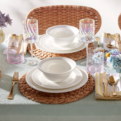 Studio 1414 Rimmed 16-Piece Dinnerware Set