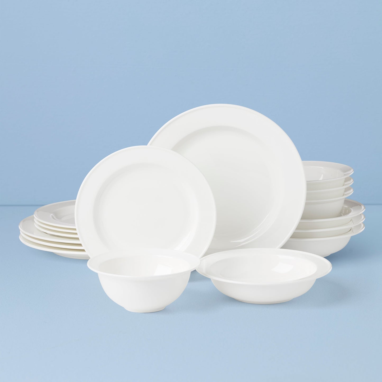 Studio 1414 Rimmed 16-Piece Dinnerware Set