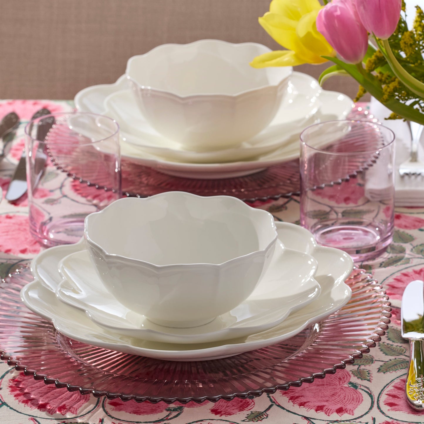 Studio 1414 Scallop Accent Plates, Set of 6