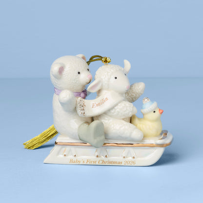 Personalized Baby's 1st Christmas Ornament