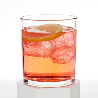 24 Seven Clear Medium Tumblers, Set of 6