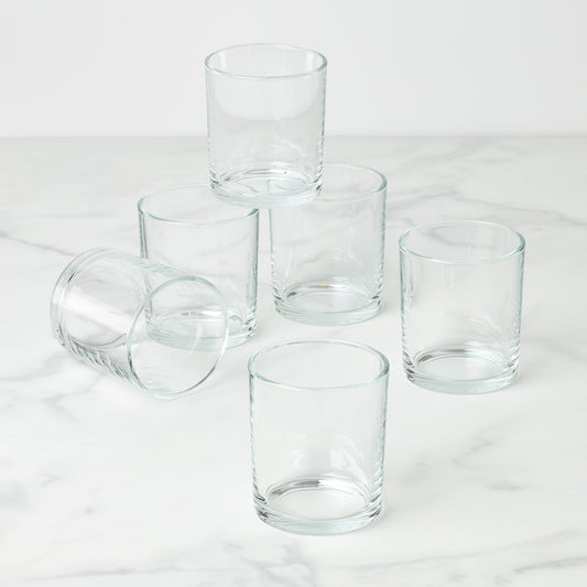 24 Seven Clear Medium Tumblers, Set of 6