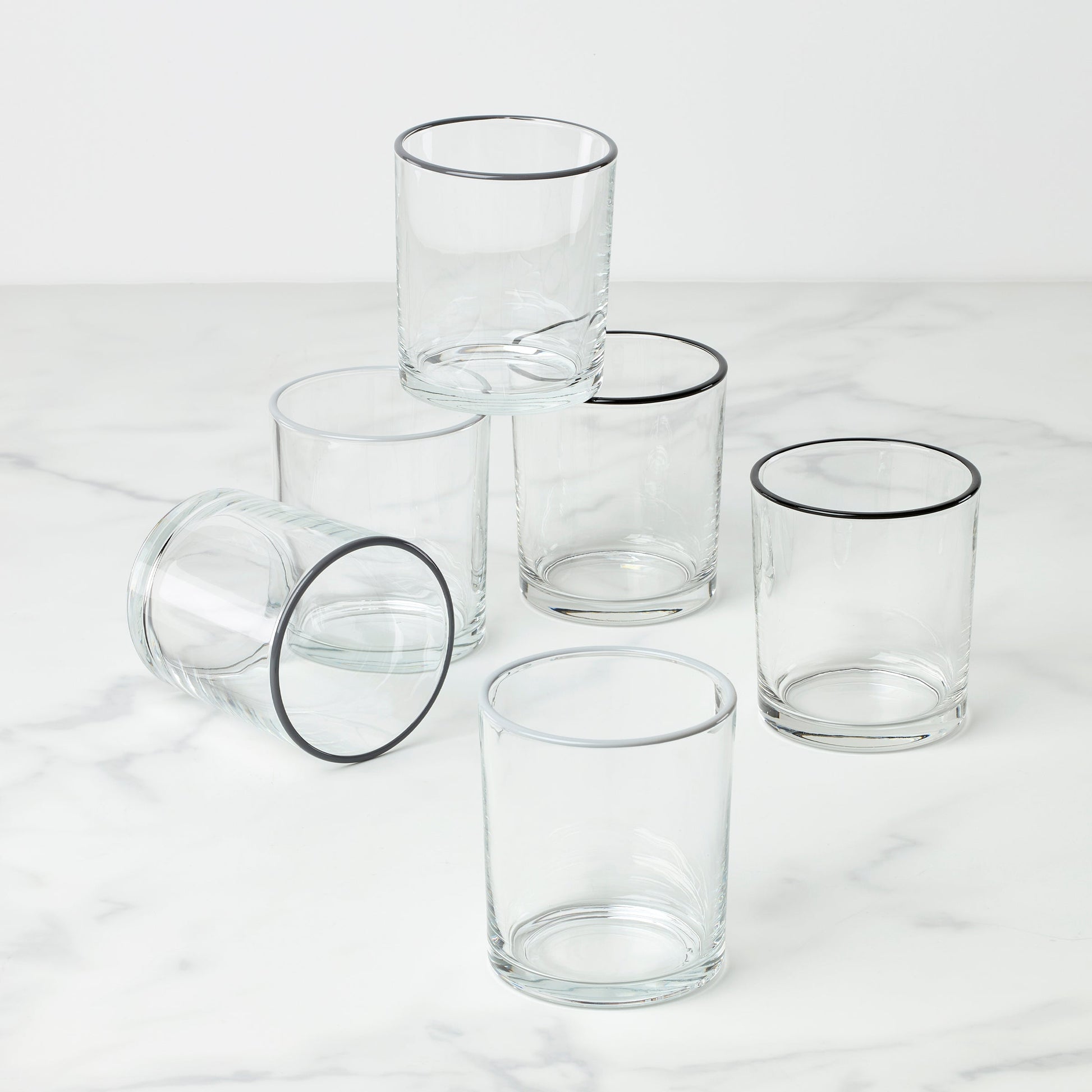 24 Seven Pumice Medium Tumblers, Set of 6
