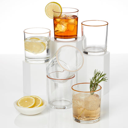24 Seven Sunbaked Medium Tumblers, Set of 6